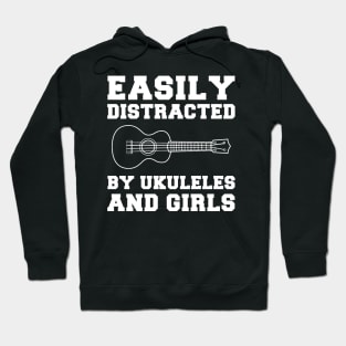 Ukulele Strings & Sweet Distractions: Funny T-Shirt Hoodie